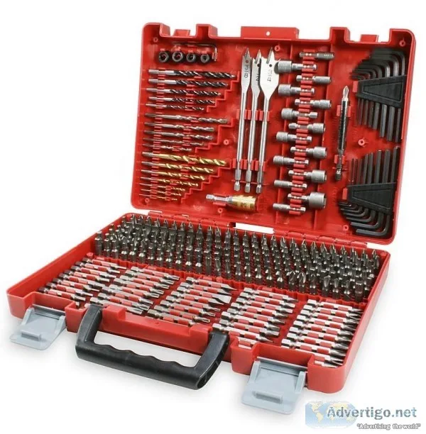 New unopened 300-Piece Drill Bit Accessory Kit w Carry Case
