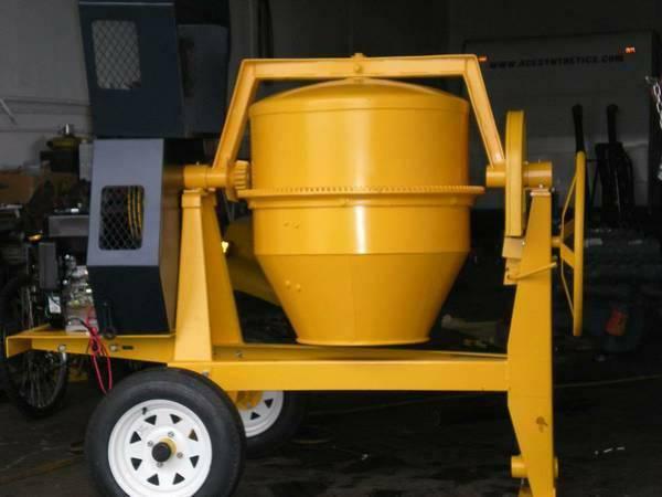 9 CU Ft Gas Cement Mixer