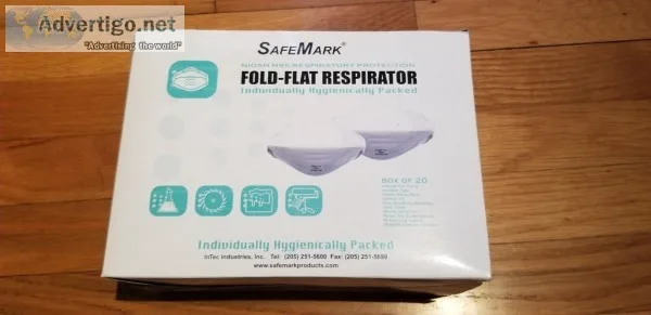 N95 flat fold mask