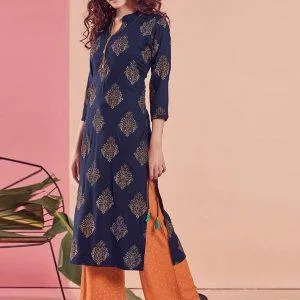 Blue Kurtis at Best Price