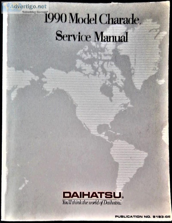 1990 Daihatsu Charade Shop Manual