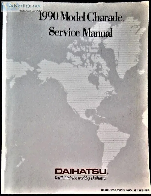 1990 Daihatsu Charade Shop Manual