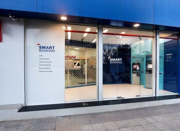 HDFC Smart Banking Zone - I-AM Workspace design Office branding 