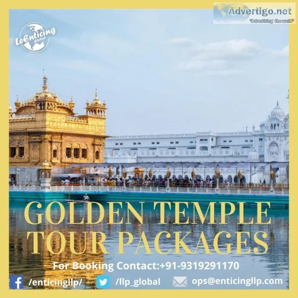 Premium Golden Temple Tour Packages  LeEnticing Global