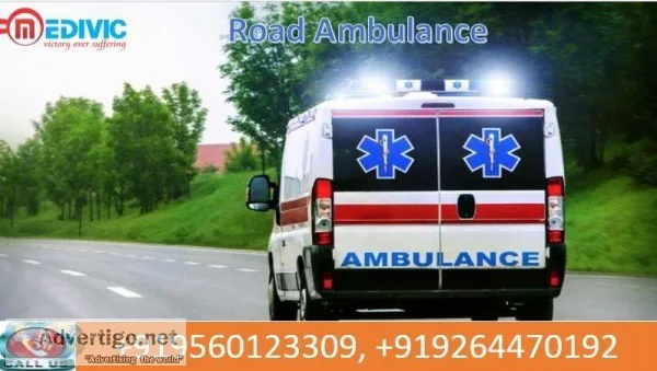 Hire Hi-tech Road Ambulance Service in Katihar by Medivic Ambula