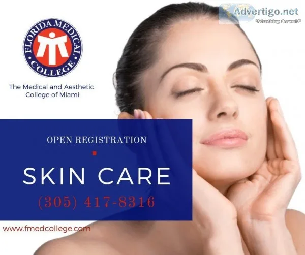 Open Registration for Online Skin Care Program Night Classes 6pm
