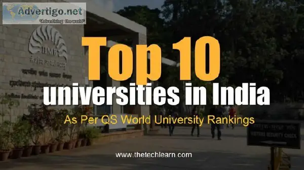 Top 10 Universities in India 2020
