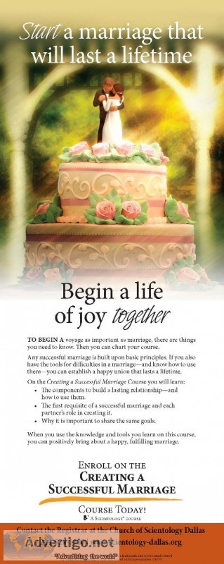 Marriage - Courses to Start Maintain or Save One