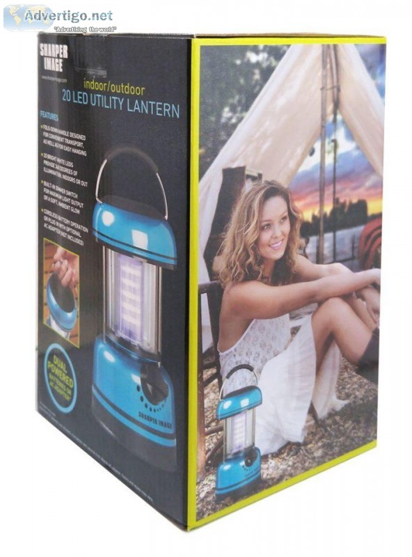 Sharper Image IndoorOutdoor 20 LED Utility Lantern camping