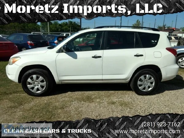 2008 Toyota Rav4 2WD SUV in White  1 Owner  Warranty  AutoCheck