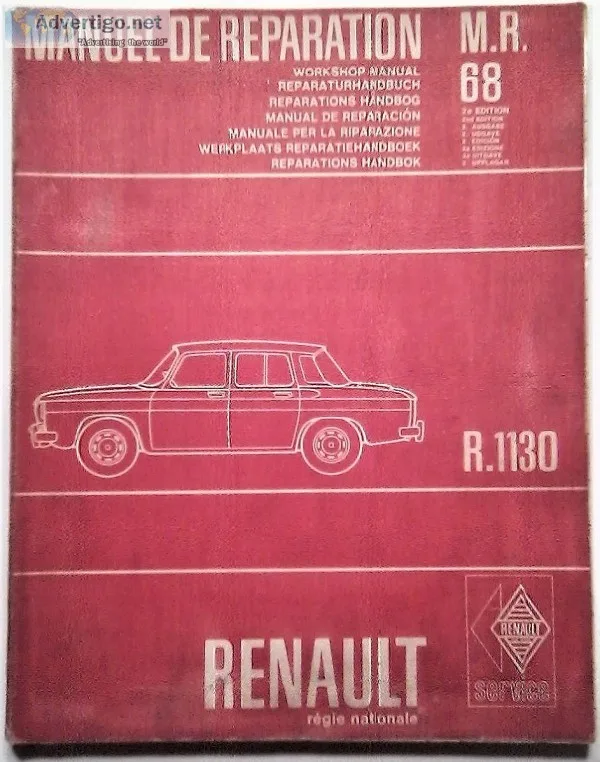 Repair Manual R.1130 Renault