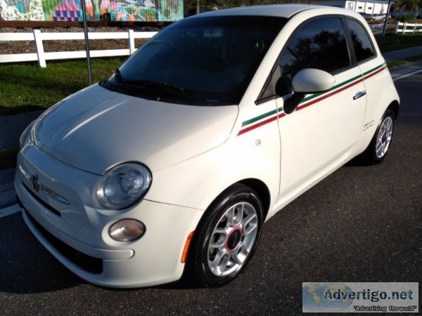 2012 FIAT 500 ITALIA 5-SPEED  TAMPA BAY WHOLESALE CARS INC. 