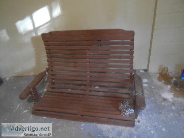 Wooden Porch Swing