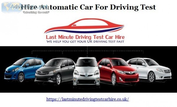 Hire Automatic Car For Driving Test To Learn With Instructors