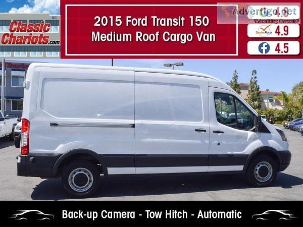 Used 2015 Ford Transit Cargo 150 Medium Roof Van for Sale in San