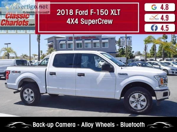Used 2018 Ford F-150 XLT 4X4 SuperCrew for Sale in San Diego - 2
