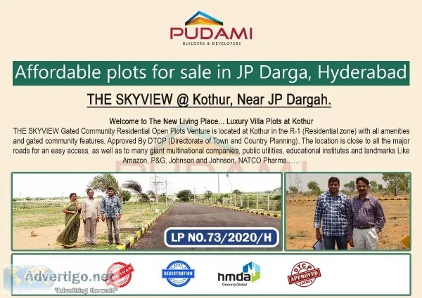 Plots are Approved by Telangana government.