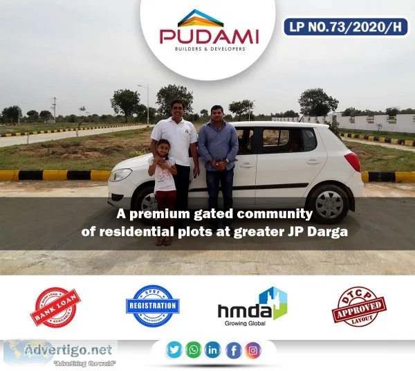 Open plots at Kothur near shamshabad airport Hyderabad