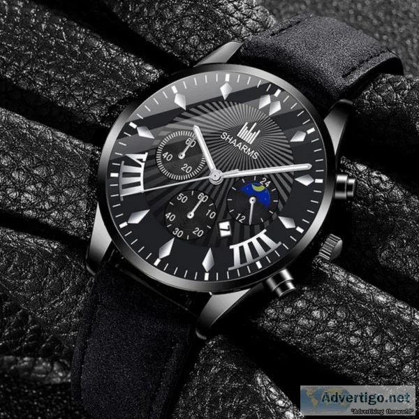 NEW MENS SHAARMS QUARTZ  WATCH