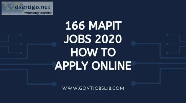 166 MAPIT Jobs 2020