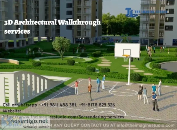 3d architectural walkthrough services