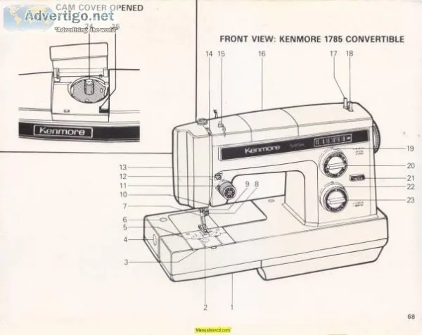 Kenmore 158.17850 Sewing Machine Instruction Manual