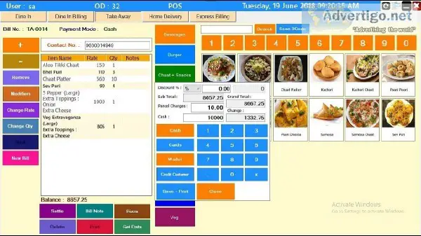 How do I create an online food ordering system