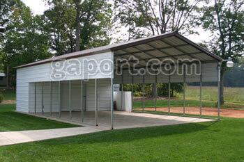 Low-Cost Durable Utility Carport Sheds