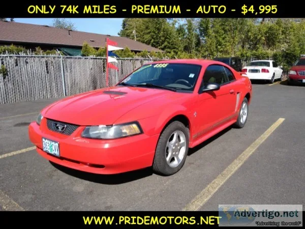 2001 FORD MUSTANG PREMIUM  ONLY 74K MILES