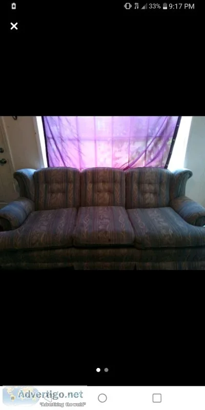 Matching couch and love seat