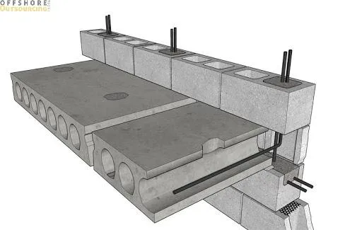 Precast slab detailing outsourcing services&ndash offshore outso