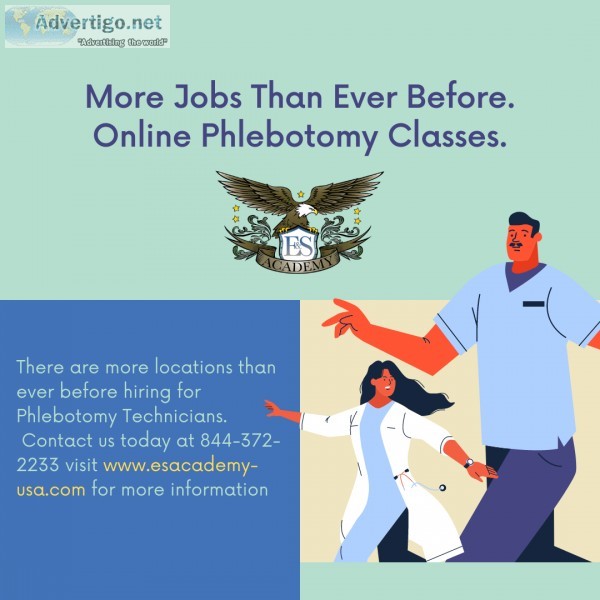 More Jobs Than Ever Before - Online Phlebotomy Classes