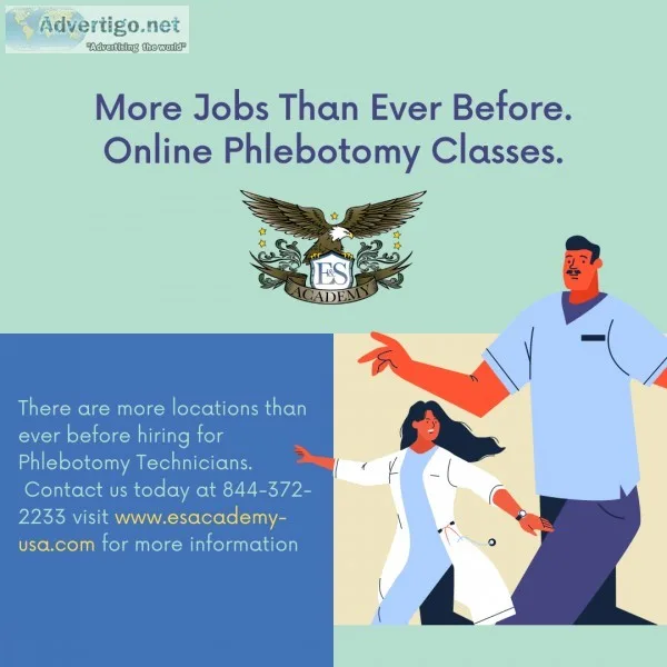 More Jobs Than Ever Before - Online Phlebotomy Classes