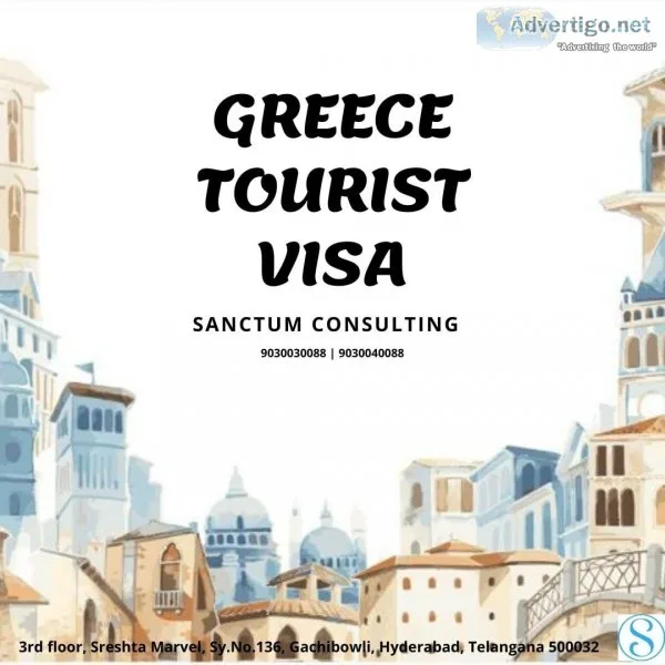 Avail Greece Tourist visa services through Sanctum