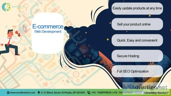 Develop more business leads with a user-friendly e-commerce webs