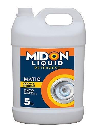 Midon Laundry Wash Liquid Detergent 5L For Top and Front Load Wa