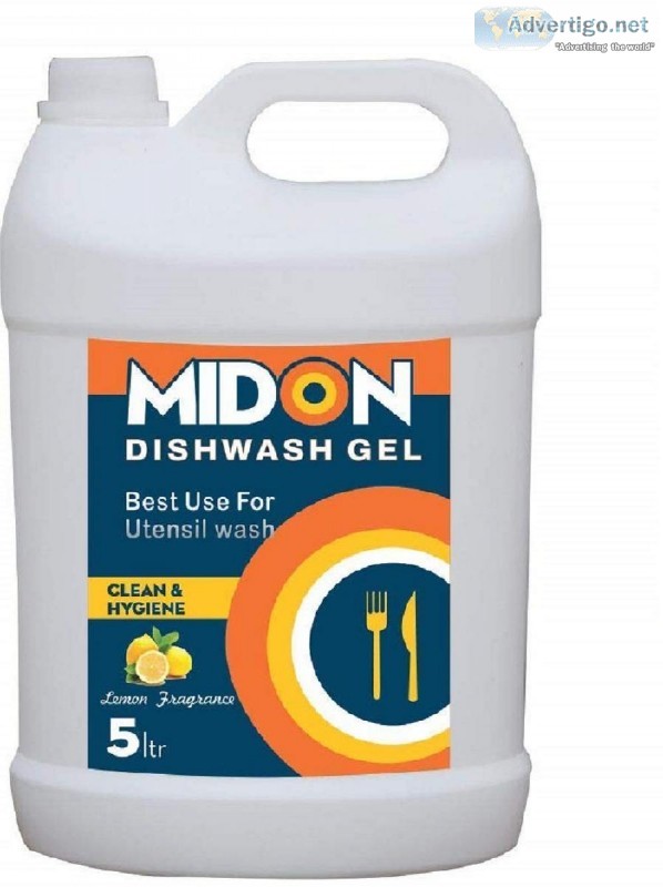 Midon Dishwash Powerful Cleaner Gel Premium Concentrate Dishwash