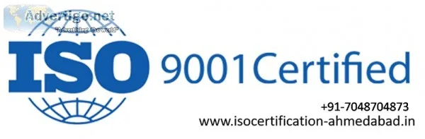 Consultant for ISO 9001 certification in Ahmedabad