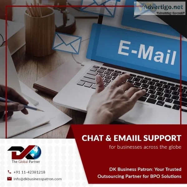 Outsourcing Chat and Email Services  Live Chat and Email Support
