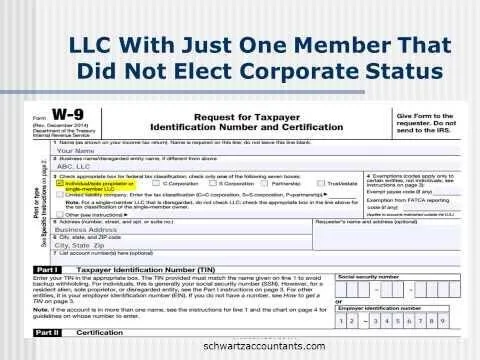 NYC SINGLE MEMBER LLC TAX RETURN PREPARATION