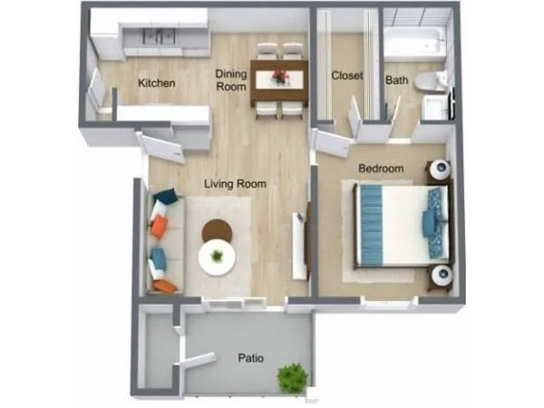 1br - 800ft2 - Current Special 399.00 Move In (Houston)