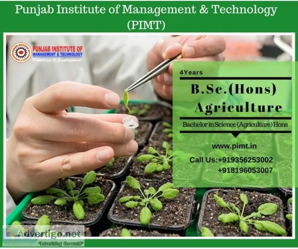 Top BSc Agriculture Institutes in Punjab PIMT