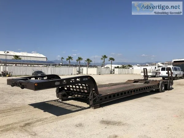 1985 MURRAY 16-WHEEL PROFESSIONAL EXPANDO LOWBOY TRAILER 9120120