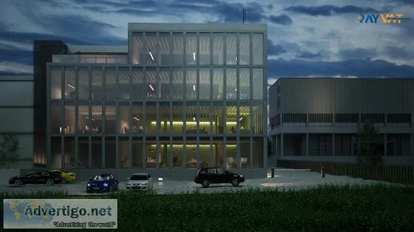 3D Exterior Rendering for Commercial Building