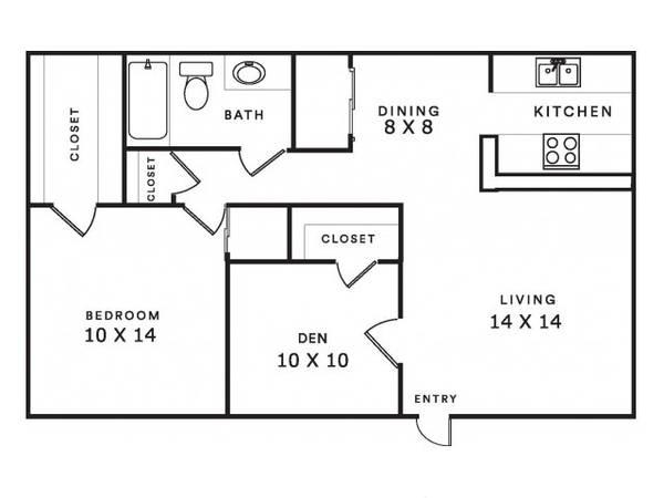 2br - 868ft2 - Smoke Free Breakfast Bars Window Coverings