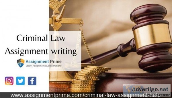 Avail The Discount On Criminal Law Assignment writing - Upto 40%