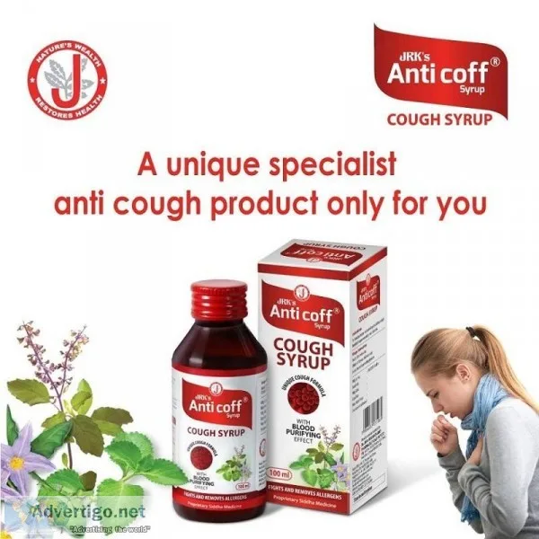 Anticoff Syrup For Dry and allergic cough