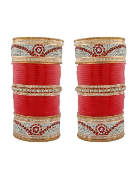 Check out this wedding season beautiful Bridal Chuda at Anuradha