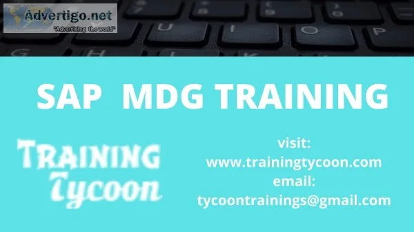 SAP MDG Training  SAP Master Data Governance Online Training