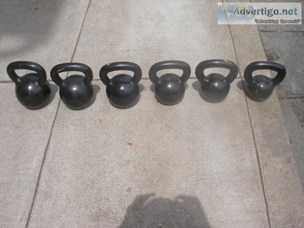 Kettle bells available
